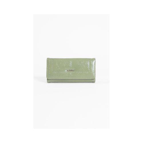 Billetera flap grande - verde