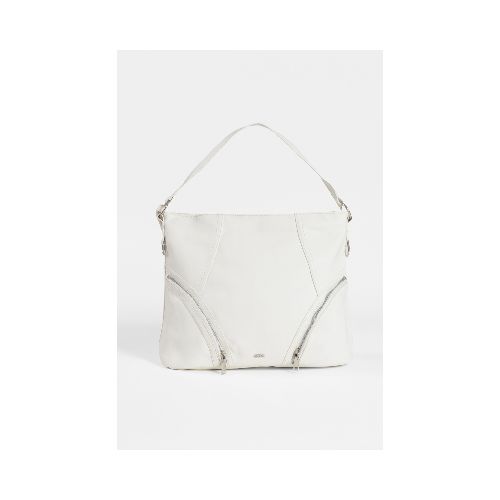 Cartera hobo cierres - blanco