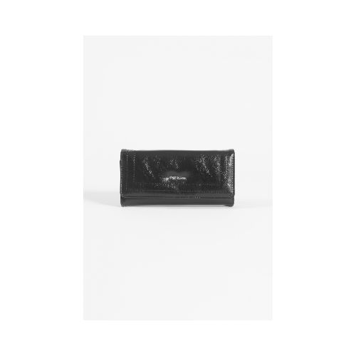 Billetera flap grande - negro