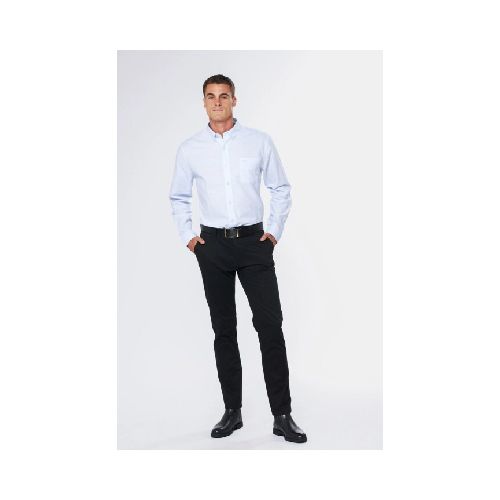 PANTALÓN CLÁSICO - Negro - Gabardina LL05893NEGRO