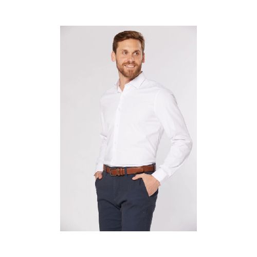 CAMISA ENTALLADA - Blanco L2A8355BLANCO