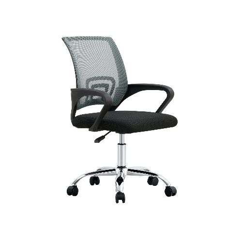 Silla De Oficina Malla Gris HY-520P — Nicolini