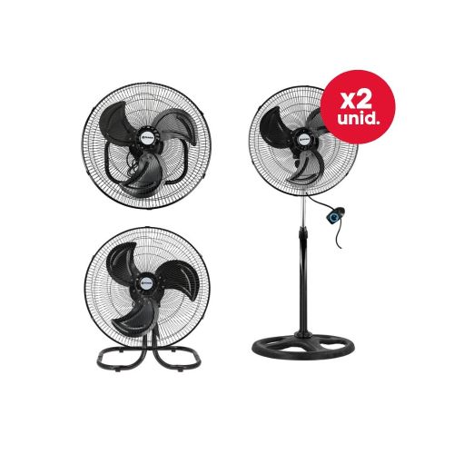 Ventilador Eldom 3 en 1 ELD-45N | Potente, Versátil y Ajustable x2 Unidades — Nicolini