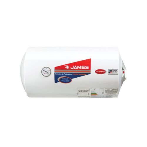 TERMOTANQUE JAMES 80 LTS ACERO HORIZONTAL — Nicolini