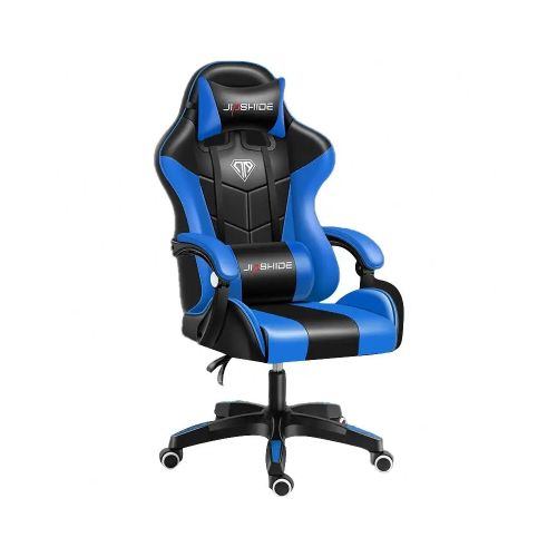 Silla de Escritorio Ergométrica Gamer YT-1209 Azul/Negro — Nicolini