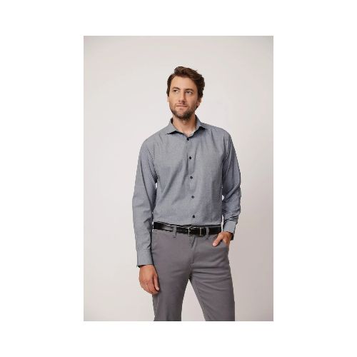 Camisa Cotton Blend - GRIS OSCURO — ALTOCONCEPTO