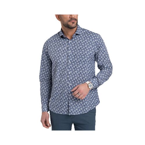 CAMISA ARROW ML FLOR - AZUL — ALTOCONCEPTO