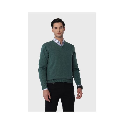 Sweater Arrow Cuello en V - VERDE — ALTOCONCEPTO