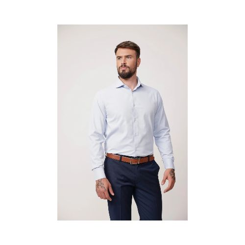 Camisa Cotton Blend - CELESTE — ALTOCONCEPTO