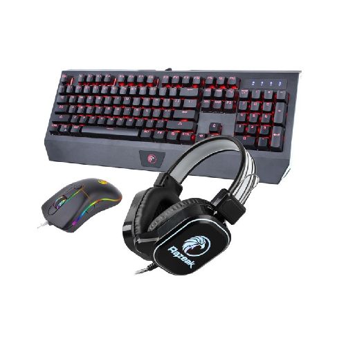 Teclado Gamer Razeak Mecánico RK-X29 + Mouse Razeak RM-082 RGB + RH-10 RK-031