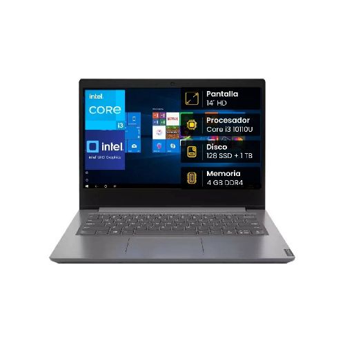 Notebook Lenovo V14 G1 Core i3-10110U 4GB 128SSD+1TB 14'' Win 11 Pro 82NA005DLM