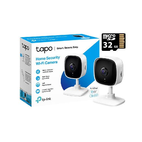 Cámara Wi-Fi TP-LINK TAPO C110 2K 3MP + MicroSD 32GB TapoC110-32