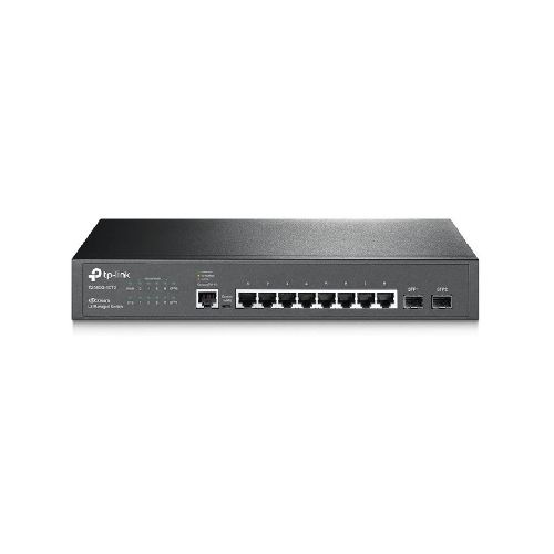 Switch TP-LINK T2500G-10TS (TL-SG3210) 8 Puertos Gigabit 2 SFP Administrable TL-SG3210