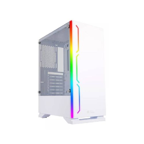 Gabinete Gamer Shot SUP-8335 Snow Vidrio Templado con RGB (Sin Fuente) SHOT-SUP-8335W