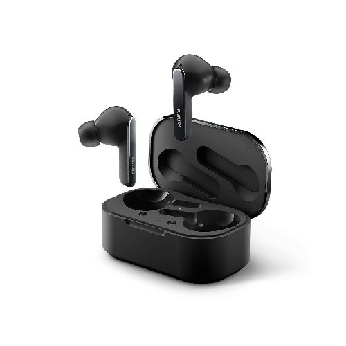 Auriculares Philips TAT5506 TWS Bluetooth Base de Carga Negros TAT5506BK/00