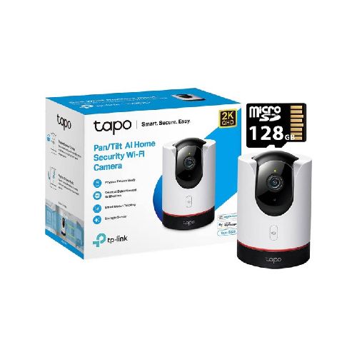 Cámara Wi-Fi TP-LINK TAPO C225 2K + MicroSD 128GB TapoC225-128