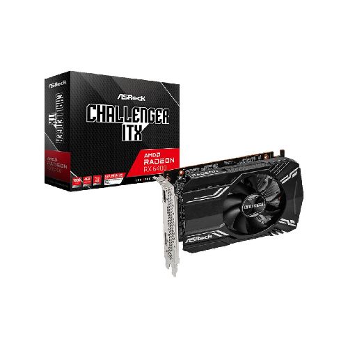 Tarjeta de Video Asrock RX6400 Challenger ITX 4 GB GDDR6 VARX64004GB