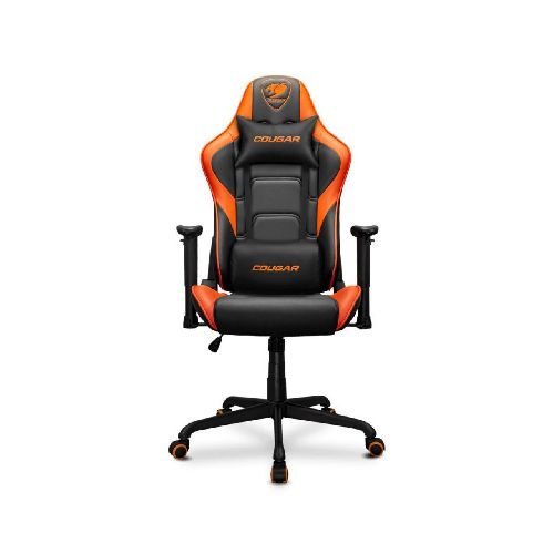 Silla Gamer Escritorio Cougar Armor Elite Black/Orange SGCELITEOR