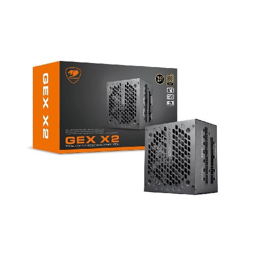 Fuente Cougar Gex X2 1000W 80 Plus Gold ATX 3.0 Full Modular FCGX2100080P