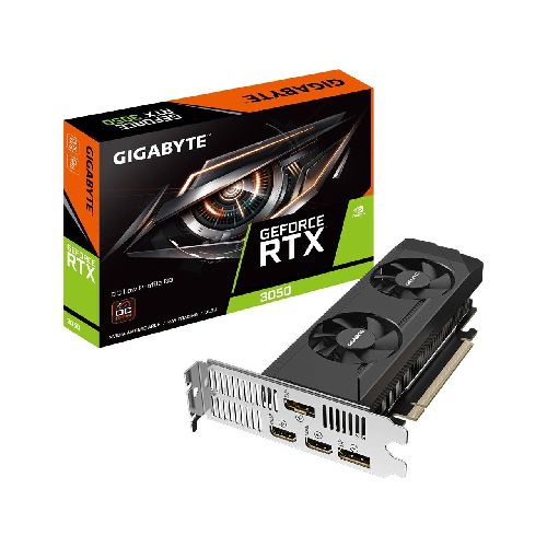 Tarjeta de Video Gigabyte RTX3050 OC LP 6 GB GDDR6 GV-N3050OC-6GL