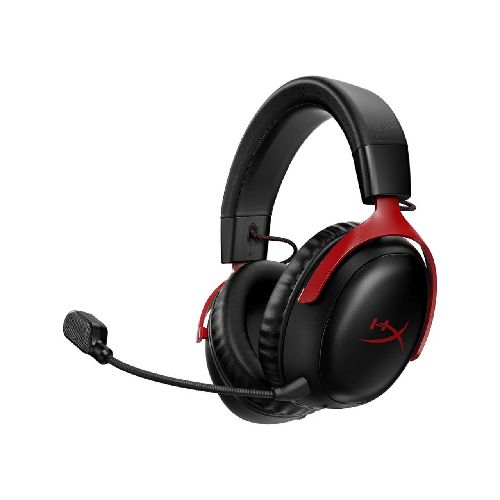 Auriculares Gamer Hyperx Cloud III Inalámbricos PC/Consola Negro/Rojo 77Z46AA