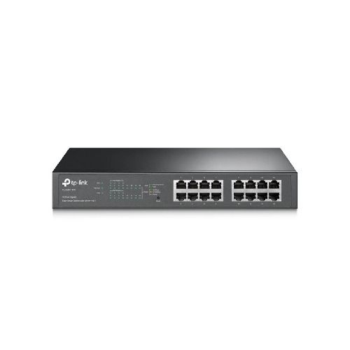 Switch TP-LINK TL-SG1016PE 16 Puertos Gigabit (8 PoE) Metálico Rackeable TL-SG1016PE