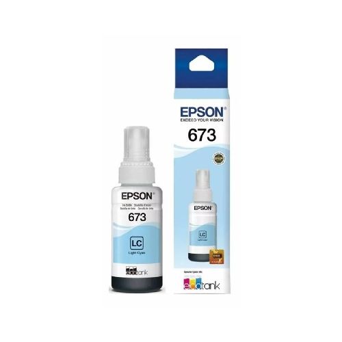 Botella de Tinta Epson T673 L1800/L805/L810/L850 Light Cyan T673-LC