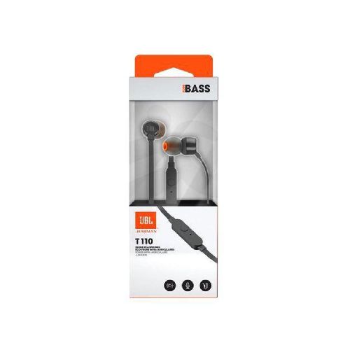 Auriculares para Oreja JBL T110 Negros - Manos libres T110-N