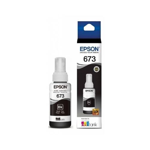 Botella de Tinta Epson T673 L1800/L805/L810/L850 Negra T673-N