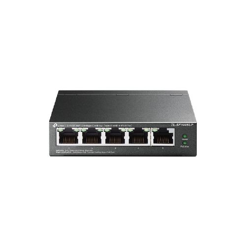 Switch TP-LINK TL-SF1005LP 5 Puertos 10/100 con 4 POE Carcasa Metálica TL-SF1005LP