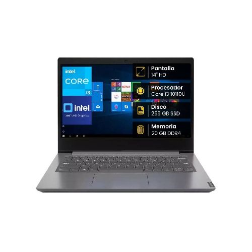 Notebook Lenovo V14 G1 Core i3-10110U 20GB 256SSD 14'' Win 11 Pro 82NA005DLM-20-256