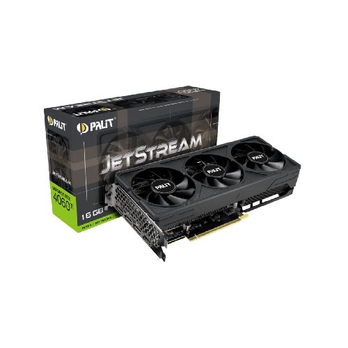 Tarjeta de Video Palit RTX4060 TI Jetstream 16 GB GDDR6 VPRTX4060TIJ