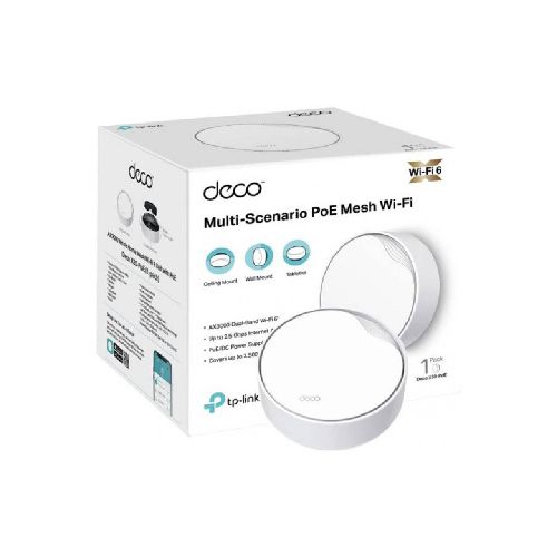 Access Point TP-LINK Deco X50 Interior POE Mesh AX3000 (Pack 1 unidad) DecoX50-POEX1