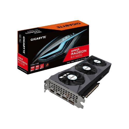 Tarjeta de Video Gigabyte RX6600 Eagle 8 GB GDDR6 GV-R66EAGLE-8GD