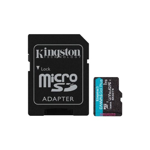 Memoria MicroSD Kingston 1 TB Canvas Go Plus C/Adap SDCG3-1TB