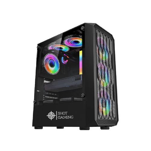 Gabinete Gamer Shot SUP-8322 Vidrio Templado (Sin Fuente) SHOT-SUP-8322