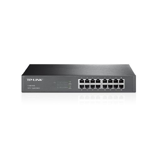 Switch TP-LINK TL-SG1016D 16 Puertos Gigabit Carcasa Metálica Rackeable TL-SG1016D