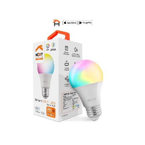 Lámpara LED Smart Wi-Fi Nexxt NHB-C120 RGB 9W Inteligente NHB-C120