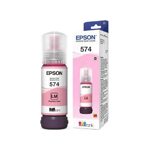 Botella de Tinta Epson T574 Ligth Magenta L8050/L18050 T574620-AL