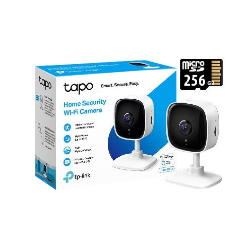 Cámara Wi-Fi TP-LINK TAPO C110 2K 3MP + MicroSD 256GB TapoC110-256