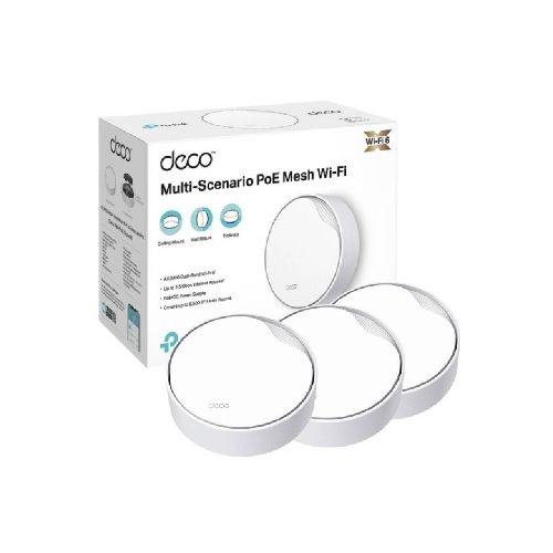 Access Point TP-LINK Deco X50 Interior POE Mesh AX3000 (Pack 3 unidades) DecoX50-POEX3