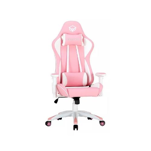 Silla Gamer Escritorio Meetion E-Sport CHR16 Reclinable Rosa/Blanca CHR16-WP