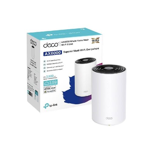 Access Point TP-LINK Deco X80 Interior Mesh AX6000 Puerto 2.5G (Pack 1 unidad) DECOX80x1