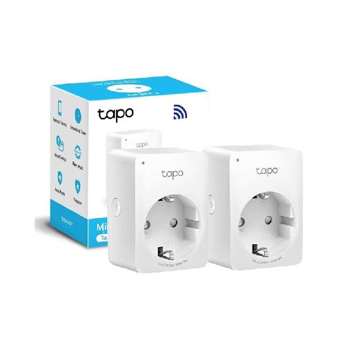 Enchufe Inteligente TP-LINK TAPO P100 WiFi 2.4 GHz (Kit 2 Unidades) TapoP100-2