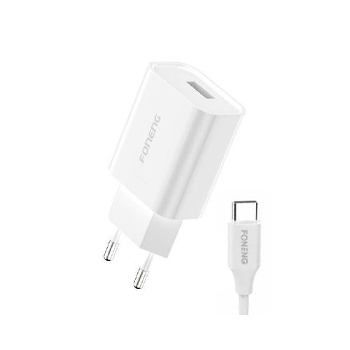 Cargador con Cable USB-C Foneng EU43 1 Puerto USB 2.1A I01236