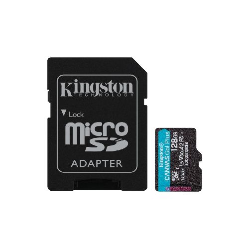 Memoria MicroSD Kingston 128 GB Canvas Go Plus C/Adap SDCG3-128GB