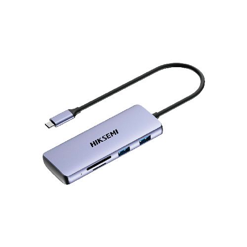 Docking Station Hiksemi DS8 USB-C 100W SD/HDMI/USB/Carga HS-HUB-DS8