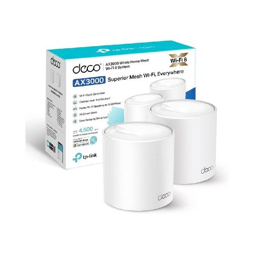 Access Point TP-LINK Deco X50 Interior Mesh AX3000 (Pack 2 unidades) DECOX50x2