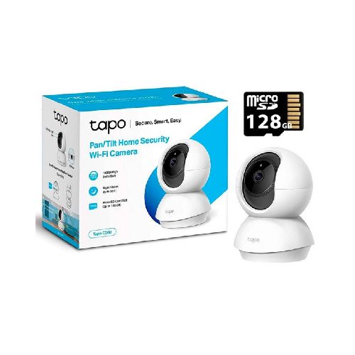 Cámara Wi-Fi TP-LINK TAPO C200 + MicroSD 128GB TapoC200-128