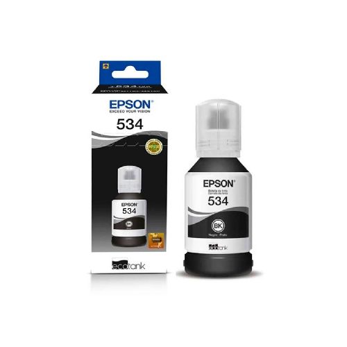 Botella de Tinta Epson T534 M1120/2140/2170/3170 Negra T534-N